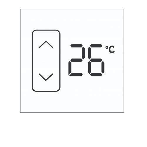 regolazione temperatura condizionatore simbolo - Haier